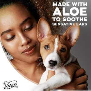 <span class=keywords><strong>Nettoyant</strong></span> pour oreilles pour chiens-Nettoyage en profondeur pour les infections de l'oreille et contrôle des odeurs non parfumé 8 oz - Product Image 4