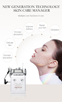 Bestseller - Nettoyage de la peau - Spray à oxygène 9 en 1 - Hydrodermabrasion - Soins du visage - Kit de dispositif à bulles fines - Machine à jet d'eau hydro - Peeling
