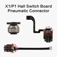3DSWAY para Bambulab X1C/P1P/P1S, Piezas de Sensor de Extrusora, Serie P1/X1, Tubo de PTFE, Interruptor Hall, Conector Neumático, Filamento de 1.75mm