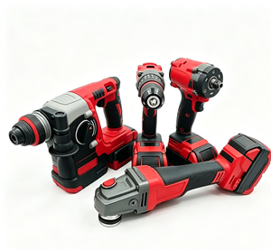 Venda Direta da Fábrica: Kit de Ferramentas Elétricas Personalizadas com Furadeira, Chave de Impacto, Esmerilhadeira Angular, Bateria de Lítio 21V e Motor Brushless - Product Image 1