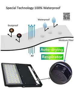 Holofote led 5-7 anos de garantia, para áreas externas, etl cb 150lm/w 170lm/w, alto lumen, 50w, 100w, 120w, 150w