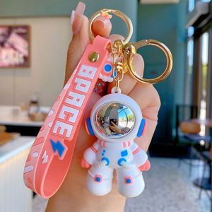 Creative Epoxy Cool Space Suit Lightning Bear Keychain Fashion Play Animal Doll Car Astronaut Keychain for <b>Bag</b> Pendant <b>Gifts</b> - Product Image 3