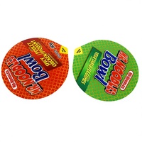 Film de scellage vert personnalisé 110g en gros avec logo, qualité alimentaire, saveur végétale, en papier/PE/SPE, pour couvercles instantanés