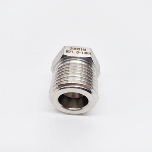 ฝาปิดถังแก๊สสแตนเลส LJFLO รุ่น G5/8-14RH W21.8-14RH เกลียวตัวผู้ สำหรับท่อแก๊สในห้องปฏิบัติการ - Product Image 2
