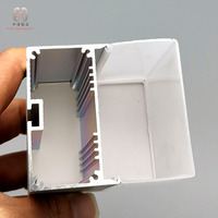 Ligne lumineuse de bande LED à montage en surface PC PMMA couvercle boîtier d'extrusion canal profilé en aluminium dissipateur de chaleur coupe traitement de pliage