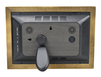Cadre photo numérique en bois massif personnalisé avec écran tactile WiFi 10 pouces RK3126C, résolution 800*1280 IPS, horloge, prise en charge MP3, photos et vidéos
