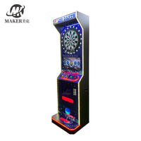 Machine à fléchettes commerciale électronique Led Light Dart Target Online Match Coin Dart Arcade Machines