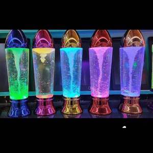 LEDライトトルネードミサイルナイトライトマルチカラー点滅装飾的な小さなナイトライト - Product Image 1