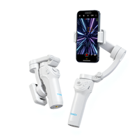Stabilisateur de téléphone portable portable TOKQI avec batterie 2550 mAh, suivi IA du visage et des objets pour la photographie et le direct