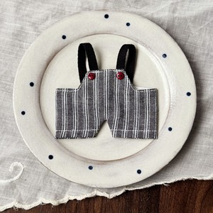 Ensemble de vêtements personnalisés de 17 cm, salopette rétro rayée, tenues et accessoires pour poupées de 10 cm, vente en gros - Product Image 4