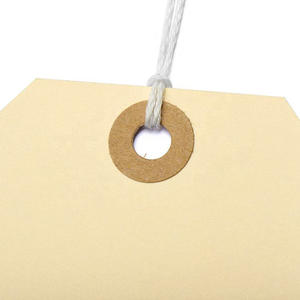 Étiquettes renforcées sur mesure pour fabricants, avec attaches métalliques pour les ventes de garage, les bagages, les vêtements et la bijouterie (pour l'étiquetage des prix) - Product Image 2