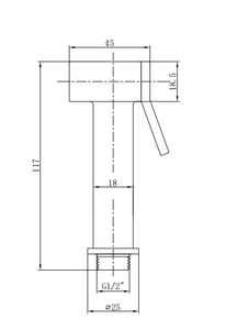 Квадратный латунный распылитель для ванной - Product Image 6