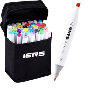 Juego de Dibujo con Logotipo Personalizado, Material Escolar, Marcadores de Alcohol de 40/60/80/<span class=keywords><strong>120</strong></span>/240/300 Colores, <span class=keywords><strong>Rotuladores</strong></span> de Doble Punta para Dibujar y Escribir - Product Image 1