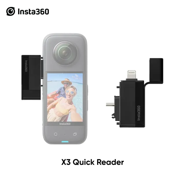JHD Insta360 X3 Quick Reader Action Camera Accessories-Private Mold Spare Parts Made in China