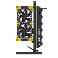 Boîtier PC ATX Open Air 2020 en alliage d'aluminium, compatible avec un radiateur de 360 mm, pour le bricolage et le gaming