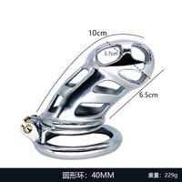 FRRK vente en gros de cage de chasteté en métal Cobra de taille longue pour l'exercice du pénis cage de retenue de bondage jouets sexuels pour hommes