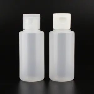 250ml 300ml Flip Top Caps Small Empty Lotion Cosmetics Cleanser Makeup Squeeze 40ml LDPE Plastic Bottle