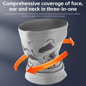 WEST BIKING-Écharpe Réfléchissante Colorée et Chaude et Coupe-Vent, Doublée de Velours, Doublure Ultime pour la Peau, <span class=keywords><strong>Cache</strong></span>-Cou - Product Image 5