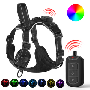 Nuovo Pettorina per Cani Estiva 2025 in Tessuto Oxford Traspirante con Telecomando, Luci LED Ricaricabili, Impermeabile e Riflettente - Product Image 2