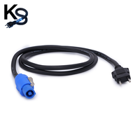 Cable de Alimentación de Alta Calidad con Enchufe de 3 Pines de Cobre y PVC, Cable Eléctrico de CA con Conector IEC C13 para Iluminación de Escenarios