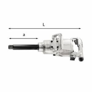 Llave de Impacto de Aluminio USAG 910 EL1 1, Grado Industrial, Motor de Batería de 20V sin Escobillas, para Bricolaje - Product Image 3