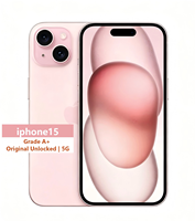 iPhone 15 Premium Usado, Desbloqueado Globalmente, 5G, 128/256GB, Teléfono Original con Pantalla OEM, Todos los Colores, Venta al Por Mayor