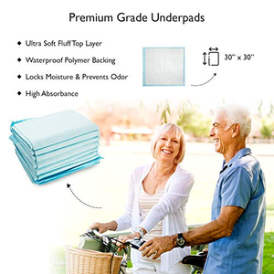 แผ่นรองซับปัสสาวะสำหรับผู้ใหญ่แบบใช้แล้วทิ้ง ขนาด 60 x 90 ซม. สำหรับป้องกันการซึมเปื้อนบนเตียง ขายส่ง - Product Image 2