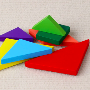 Juguete Educativo de Madera para el Desarrollo de la Inteligencia, Mini Tangram Magnético, Bloques de Construcción Montessori para Niños y Niñas - Product Image 3