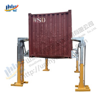 Conteneur d'expédition mobile Support de cric de conteneur Support hydraulique Système de levage de conteneur