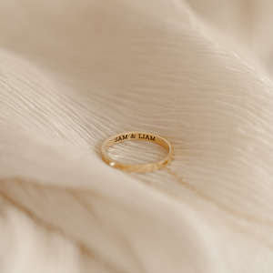 Gargantilla de círculo interior mínima personalizada, collar de anillo de mensaje secreto de acero inoxidable, collar con colgante de anillo de mensaje oculto - Product Image 5