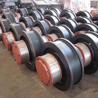 Roue en acier forgé pour pont roulant