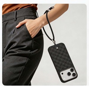 Benks Adjustable Wrist <b>Phone</b> <b>Lanyard</b> Texture Braided Hand Strap With TPU Patch - Product Image 4