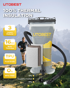 Utobest Bolsa de Hidratación con Tubo Aislado de Desconexión Rápida, 2L, Ligera, para Corredores Profesionales de Maratón y <span class=keywords><strong>Trail</strong></span> Running - Product Image 4
