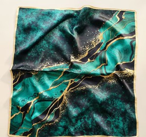 Women's 100% Pure Mulberry Silk <b>Square</b> <b>Scarf</b> (70x70cm) - Soft Luxury Neck <b>Scarf</b> for Spring & Autumn - Product Image 1