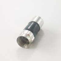 Conector de Cámara Coaxial RF de 75 ohmios Tipo F de Compresión CCTC para Cable RG6