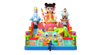 Équipement de terrain de jeu extérieur toboggan gonflable pour enfants Château gonflable Vente pour enfants