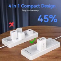 Offre Spéciale 40W Fast PD Charger 2 Type-C 2 Ports USB Protection OCP QC3.0 pour les prises UE AU US UK certifiées UL