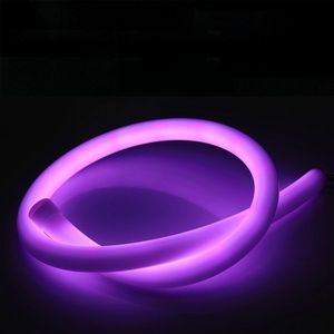 Bande lumineuse LED néon en silicone à 360 degrés, flexible, pour lustre, indice de protection IP65, 3000K, garantie 3 ans, pour salle à manger/salon/cuisine - Product Image 6