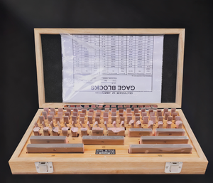 Lớp 0 độ chính xác cao thép không gỉ 50mm/100mm đo khối thiết lập tiêu chuẩn độ dày cho Vernier Caliper micromet hiệu chuẩn - Product Image 1