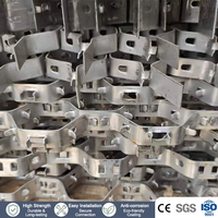 Ancrage en treillis hexagonal perforé en fil d'acier inoxydable pour revêtement réfractaire avec service de découpe pour séparateur cyclonique FCC
