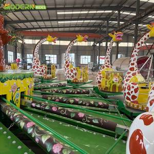 Manège Girafe : Grand équipement d'amusement extérieur pour parcs et fêtes foraines - Product Image 5