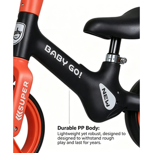 Vendita calda all'ingrosso della fabbrica a buon mercato del bambino equilibrio bici per 2-6 anni di alta qualità PP Kid giro sulla bici di equilibrio - Product Image 4