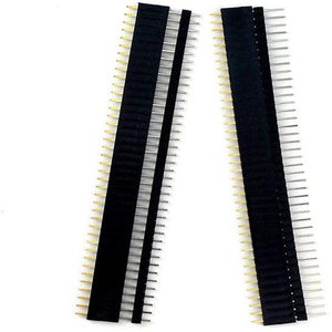 20 pièces (10 paires) de borniers à broches brisables 2,54 mm 1x40 à rangée unique, mâles et femelles, pour carte PCB, connecteur JST, pour kit DIY Arduino - Product Image 4