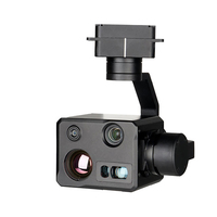Caméra de drone H4T-25 Mini 3 axes 8K avec stabilisateur à quatre capteurs, 48MP, zoom optique 10X, caméra thermique IR 25mm, télémètre laser 1200m