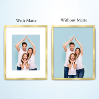 2024 vente chaude or cadre Photo personnalisé 4x6 5x7 11x14 8X10 taille maison mur incassable en plastique noir cadre Photo