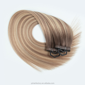 ผมต่อแบบเทปไร้รอยต่อ ไม่พันกัน ไม่หลุดร่วง ผมแท้ 100% แบบ Double Drawn Ombre สีไล่ระดับสไตล์ยุโรป รัสเซีย PU Weft - Product Image 5