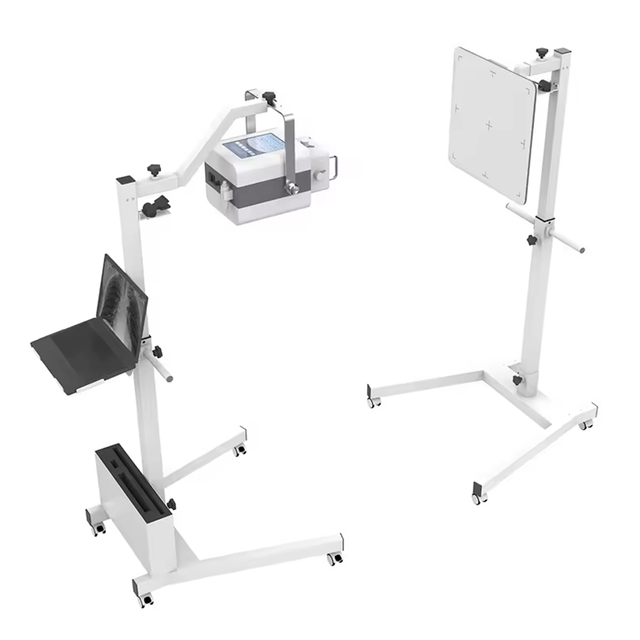 High-Precision Portable Veterinary Diagnostic Equipment Mobile Digital X-Ray Machine 5KW Power High-Resolution Detector