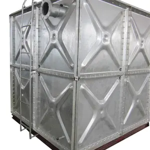 Manufacturer Supply Good Quality Hot Dipped Galvanized Steel Bolted Type Square Water Tank