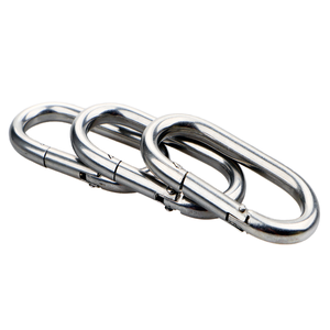 Eslabón de Conexión de Acero Inoxidable 304 de Alta Resistencia, Mosquetón Recto con Anillo en Forma de <span class=keywords><strong>O</strong></span>, Acabado Liso para la Industria Automotriz - Product Image 1