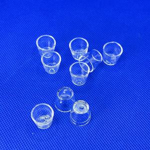 بوتقة كوارتز شفافة عالية النقاء مقاومة للحرارة بتقنية CNC، بوتقة كوارتز صغيرة للتسخين المخبري - Product Image 1